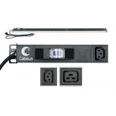 PDU-16-14C13-10C19-B-C14 (9553c). Блок розеток. CABEUS