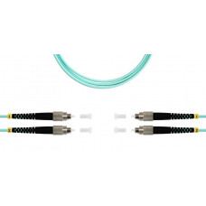 Патч-корд ВО MM(OM3), FC/UPC-FC/UPC, 3.0мм, duplex, LSZH, 2м (09-12032). Патч-корд волоконно-оптический. SUPRLAN