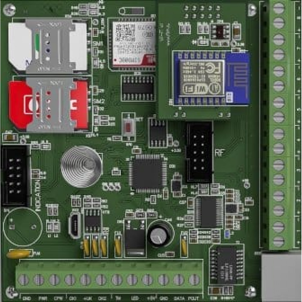 Mega v.4 (плата без корпуса и БП). Панель охранная. Ритм