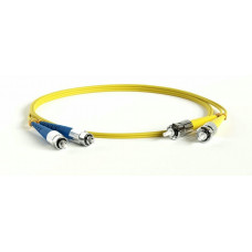 FC-D2-9-FC/UR-ST/UR-H-1M-LSZH-YL. Патч-корд волоконно-оптический ST-FC. Hyperline