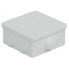 Коробка JBS080 85х85х40, 6 вых, IP44, белая (44006W-1). Коробка монтажная. Экопласт