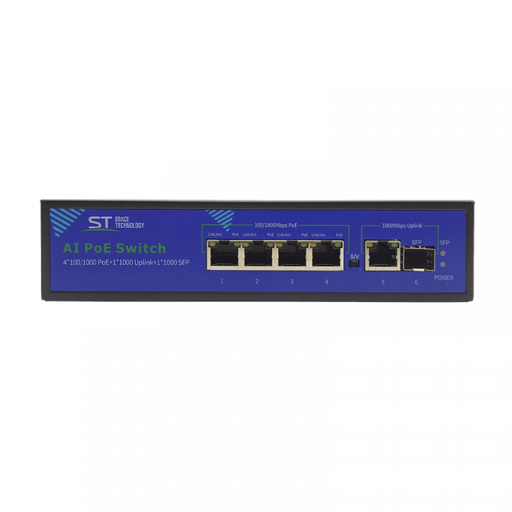 ST-S42POE PRO (версия 2). Сетевой PoE коммутатор. Space Technology