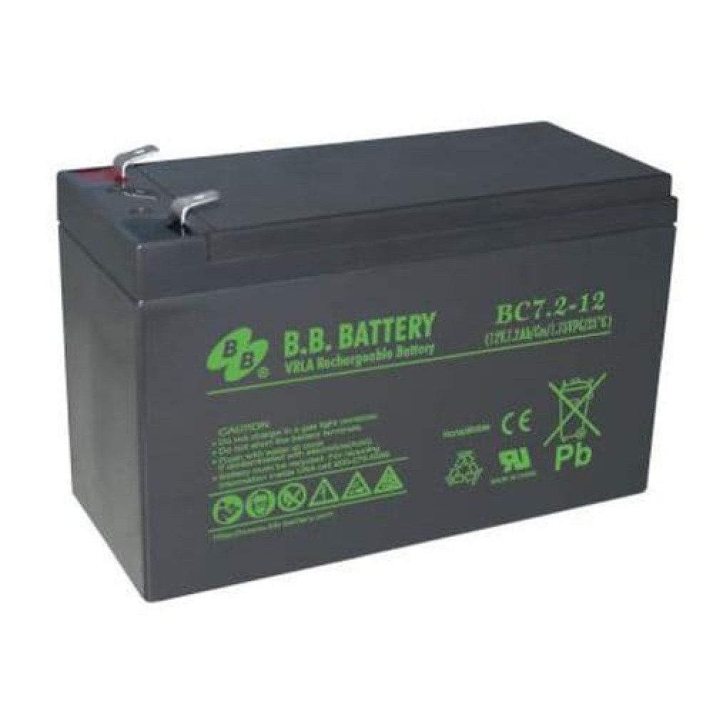 B.B. Battery BC 7,2-12. Аккумулятор герметичный свинцово-кислотный. B.B. Battery
