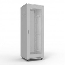 Шкаф напольный 19 22U 600х600мм, передняя и задняя дверь перфорация, RAL 7035 REXANT (04-2339). Шкаф телекоммуникационный 19 напольный 22U. Rexant
