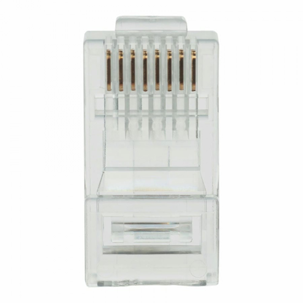 Коннектор (вилка) UTP кат.6 8P8C универсальная, 15U, 3 зубца (100 шт) (DR-3003). Коннектор. Datarex