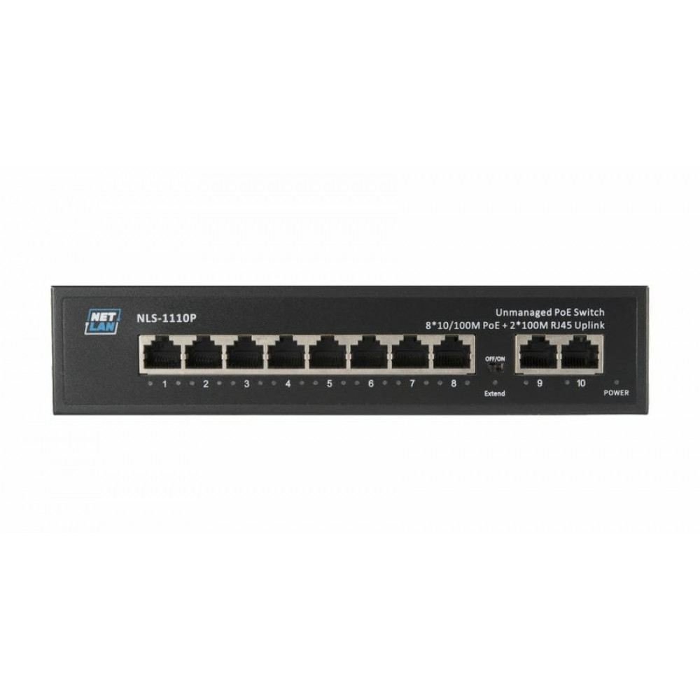 NLS-1110P. Коммутатор с PoE. NETLAN