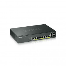 GS2220-10HP-EU0101F. Гибридный L2 коммутатор PoE+. ZYXEL