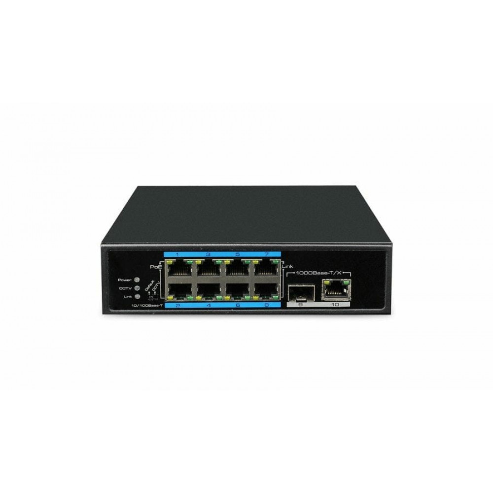 RVi-2NSI08F-2H. Коммутатор с PoE. RVi