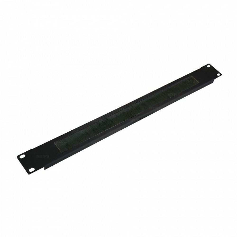 NTSS-BO-1U-BL односторонний щетки 1U шир.:19. Кабельный организатор 19. NTSS