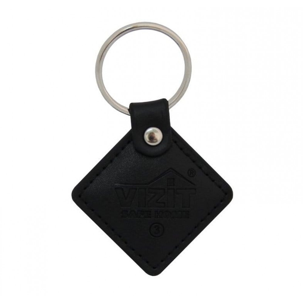 VIZIT-RF2.2 (Black). Брелок proximity кожаный. VIZIT