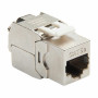 Модуль Keystone кат.5e, STP, 1xRJ45, T568A/B, без инструмента, белый (DR-510320). Модуль Keystone. Datarex