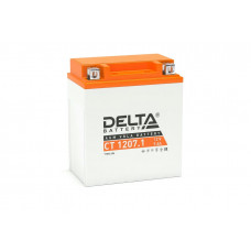 Delta CT 1207.1. Аккумулятор герметичный свинцово-кислотный стартерный. Delta