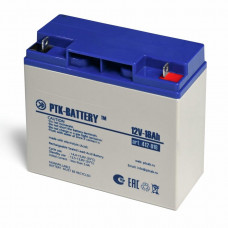 АКБ 12-18 PTK-BATTERY (412-018). Аккумулятор герметичный свинцово-кислотный. ПожТехКабель