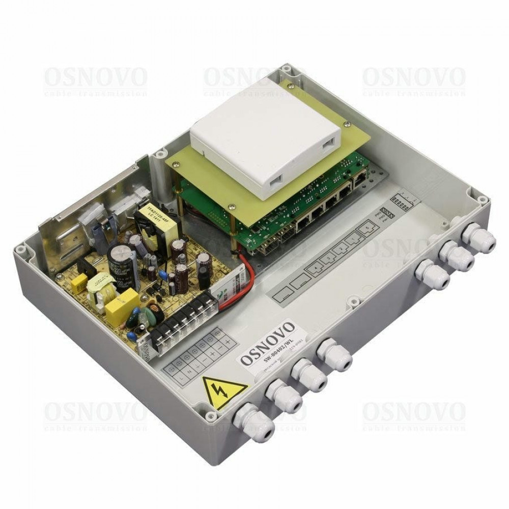 SW-80402/WL. Коммутатор Gigabit Ethernet на 6 портов. OSNOVO