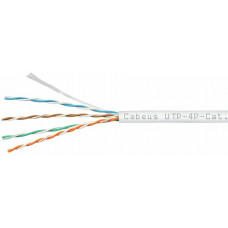 UTP-4P-Cat.5e-SOLID-LSZH-GY (9776c). Кабель «витая пара» (LAN) для структурированных систем связи. CABEUS
