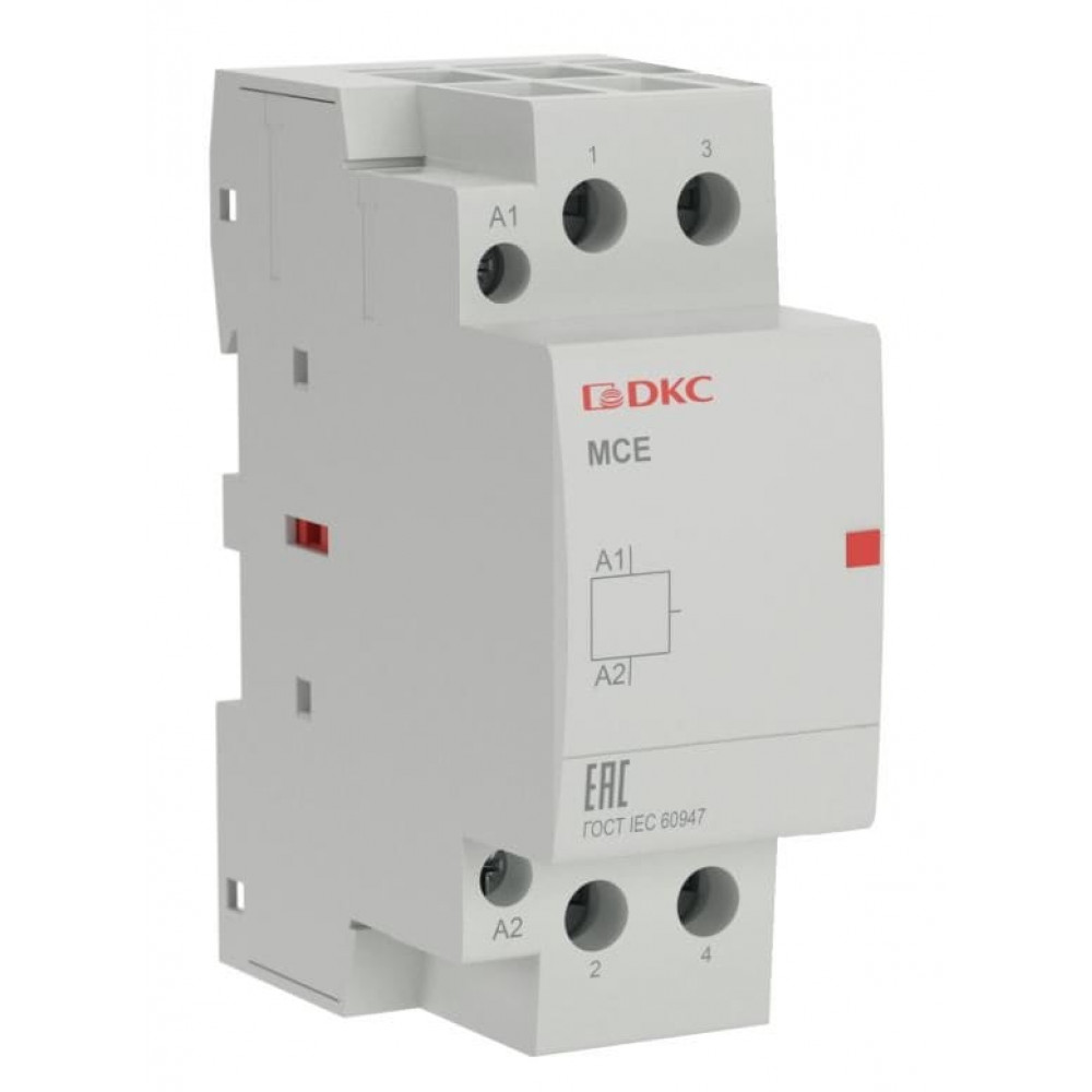 YON max MCE 2P 63A 240В 2НО (MCE-63-20-A240). Контактор модульный. ДКС