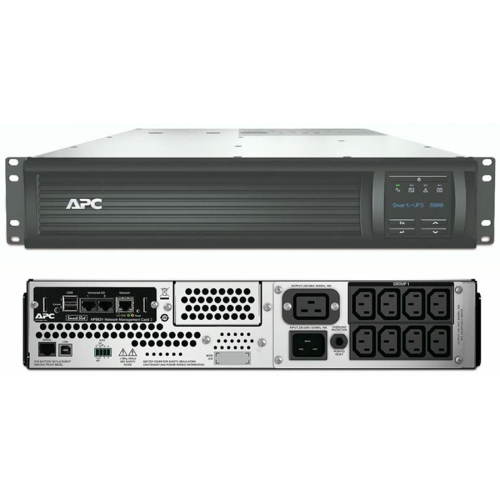SMT3000RMI2UNC APC SMART-UPS 3000 ВА. Источник бесперебойного питания. APC