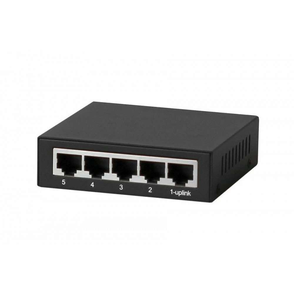 PND-05G. Коммутатор неуправляемый 5-портовый. Polyvision