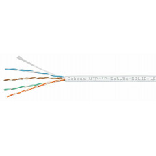 UTP-4P-Cat.5e-SOLID-LSZH-WH (9782c). Кабель «витая пара» (LAN) для структурированных систем связи. CABEUS