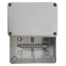 Коробка (КУП) JBS080 85х85х40, 6 вых, IP44 (44046KP). Коробка уравнивания потенциалов (КУП), 6х9мм, 8 зажимов. Экопласт