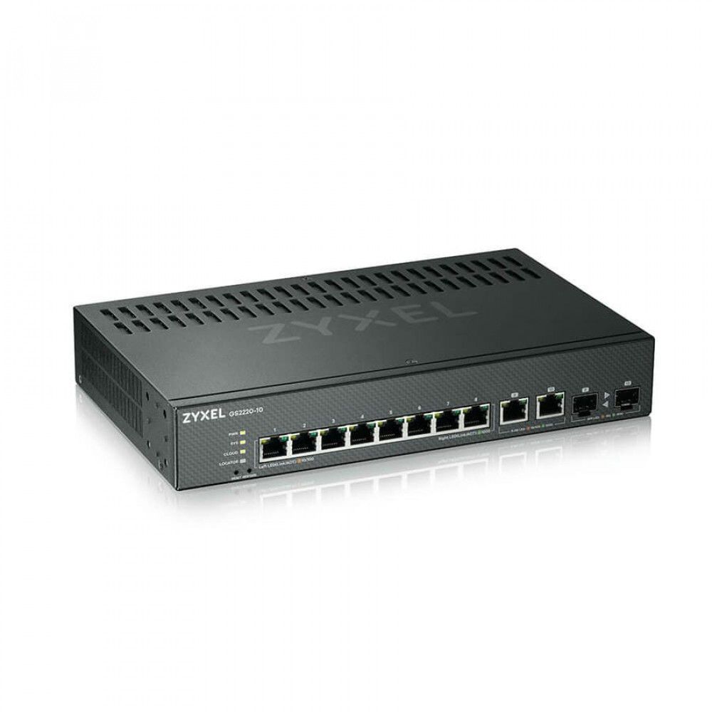 GS2220-10-EU0101F. Коммутатор без PoE. ZYXEL