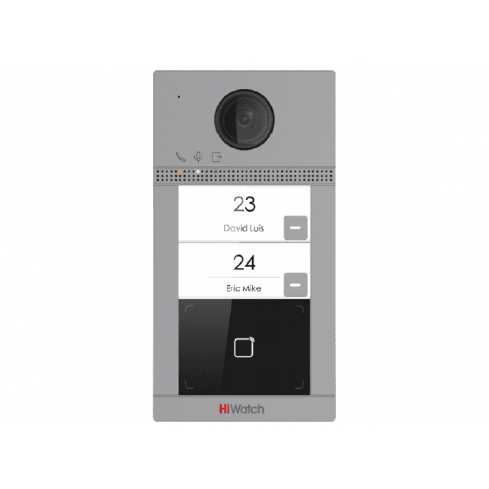 VDP-D4212W/Flush. Вызывная панель IP-домофона. HiWatch Pro