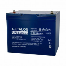 A.ETALON AHRX 12-360W (75). Аккумулятор герметичный свинцово-кислотный. ETALON