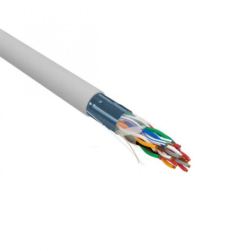 F/UTP, CAT 5е, PVC, 10PR, 24AWG, INDOOR, SOLID, серый, РФ REXANT (01-1202-R). Кабель «витая пара» (LAN) для структурированных систем связи. Rexant