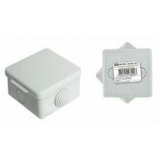 Коробка ОП 65х65х50мм, крышка, IP54, 4вх (SQ1401-0511). Распаячная коробка. TDM ЕLECTRIC