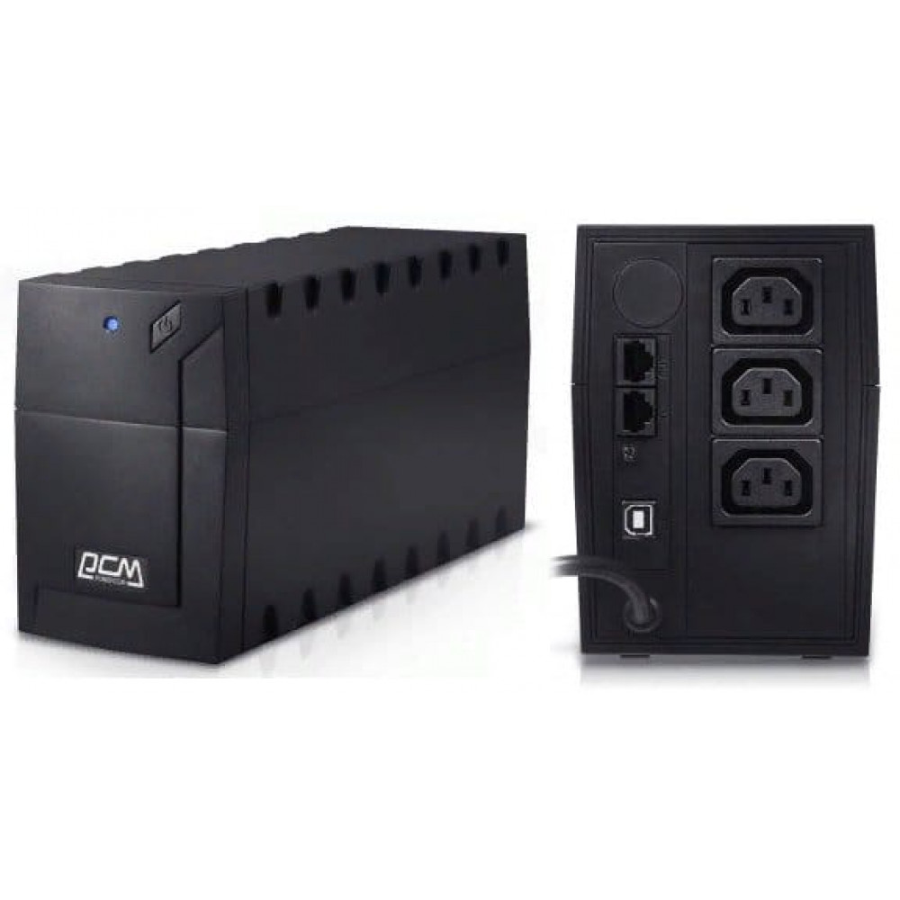 Raptor RPT-600AP 360Вт 600ВА черный. Источник бесперебойного питания. POWERCOM