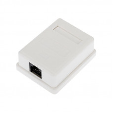 Розетка компьютерная внешняя, 1-порт RJ-45 (8P8C), UTP CAT 6 REXANT (03-0132). Розетка RJ-45. Rexant