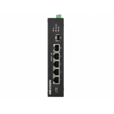 DS-3T0306HP-E/HS. Коммутатор с питанием POE. Hikvision