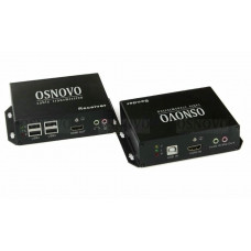TLN-HiKMA/1+RLN-HiKMA/1. Удлинитель HDMI, USB, RS232, ИК-сигнала. OSNOVO