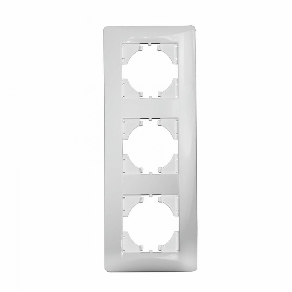 Рамка 3 поста, белый (201203). Рамка. SPL