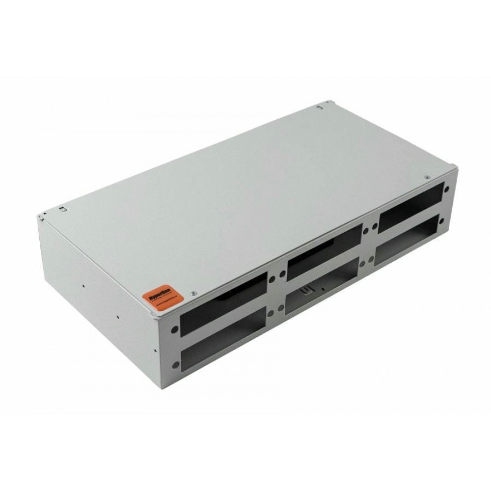 FO-19R-2U-6xSLT-W140H42-48UN-GY. Кросс оптический 19. Hyperline