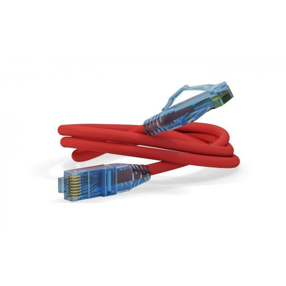 PC-LPM-UTP-RJ45-RJ45-C6-1M-LSZH-RD. Патч-корд медный. Hyperline