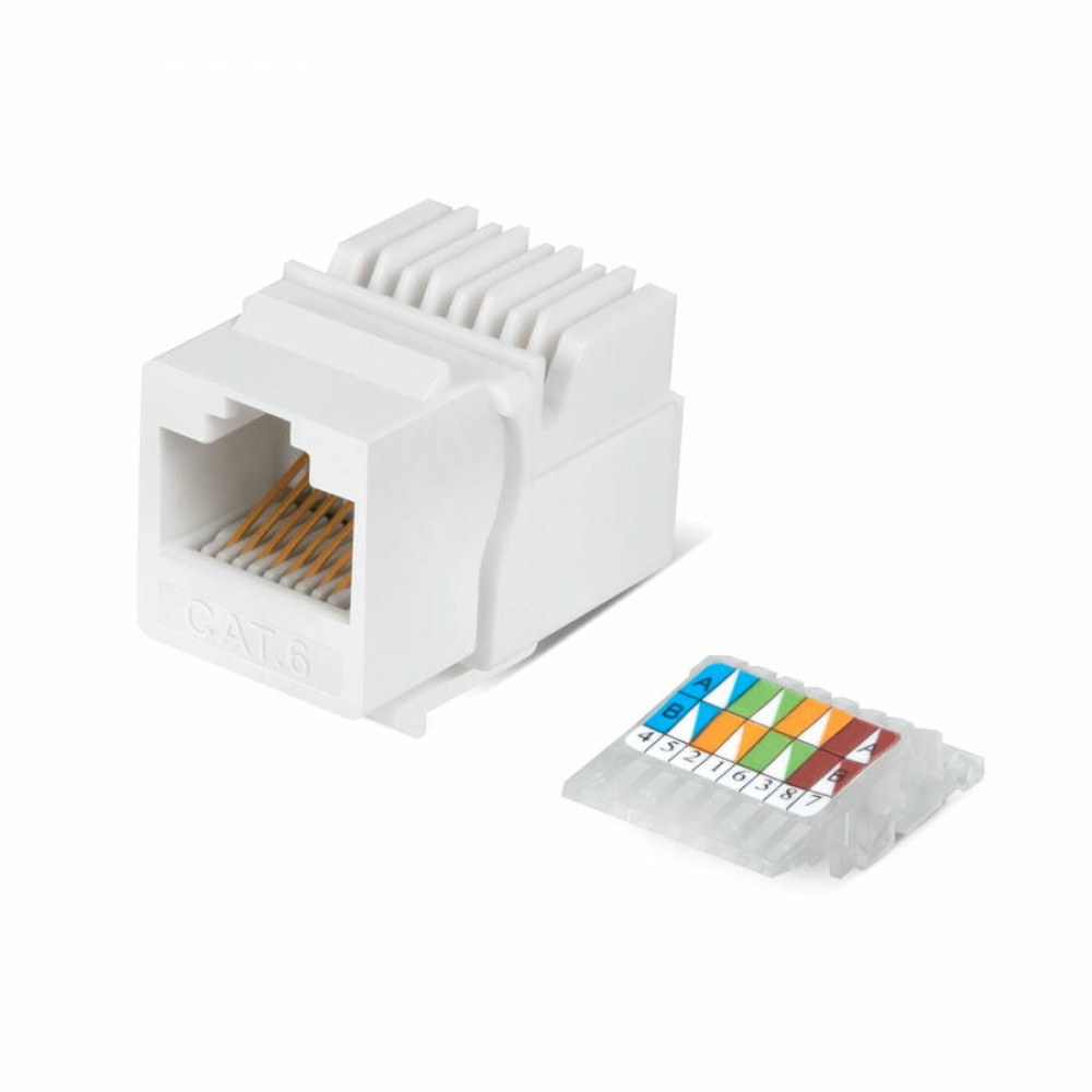 KJ-RJ45-Cat.6-Toolless (7959c). Вставка Keystone Jack RJ-45. CABEUS