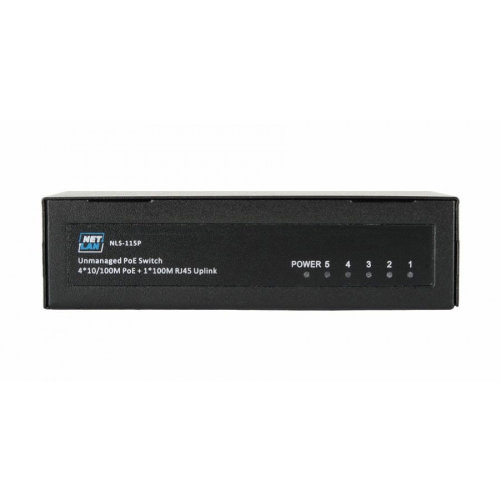 NLS-115P. Коммутатор с PoE. NETLAN