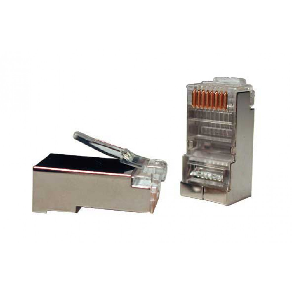 RJ-45 джек (8P8C) экранированный. Разъем. Прочие зарубежные