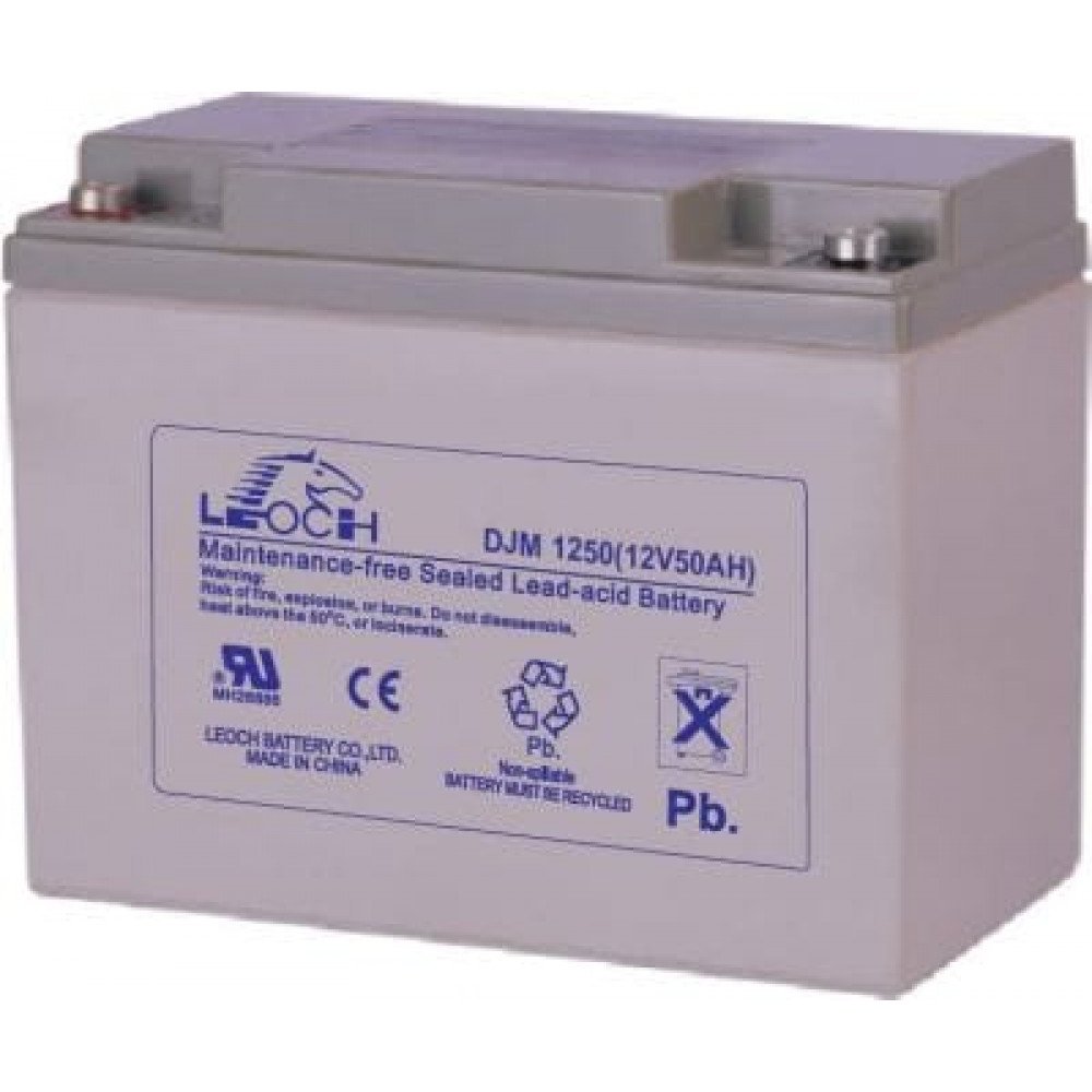 LEOCH DJM1250. Аккумулятор герметичный свинцово-кислотный. LEOCH
