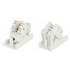 SIP2K-C6-M45-22.5. Вставка 45х22,5 с наклонным модулем RJ-45 категории 6. Hyperline