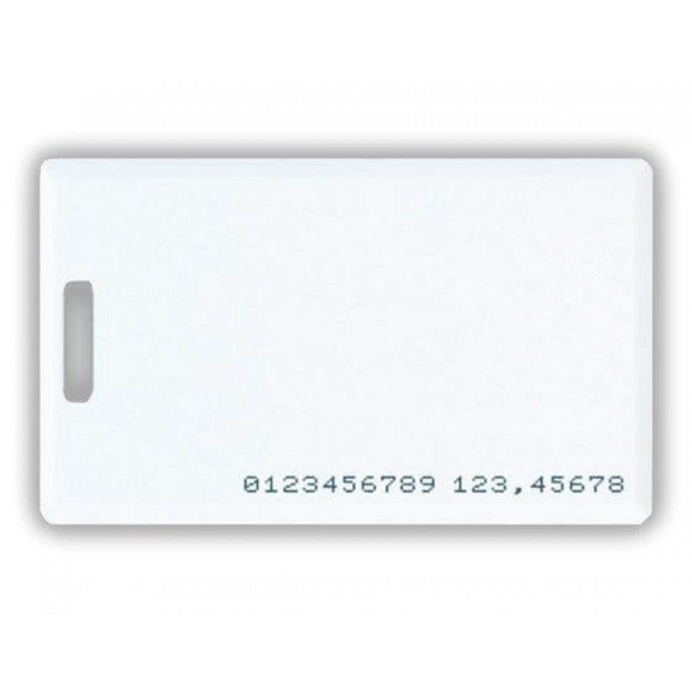 RFID карта EM-Marine CLAMSHELL (толстая) с номером (0450). Карта proximity. US PLAST
