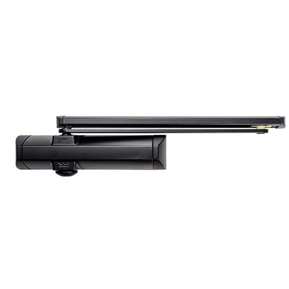 TS90 Impulse (коричневый). Доводчик для дверей весом до 80 кг, двухскоростной. dormakaba