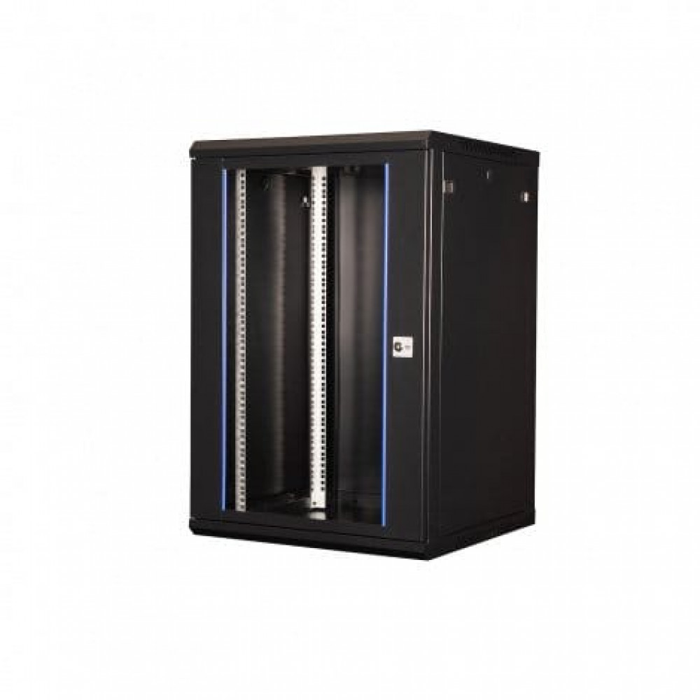 DR-635101. Шкаф телекоммуникационный 19 настенный, дверь стекло, 18U. Datarex