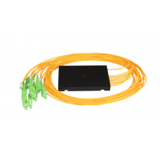NMF-SPP1X8A1-SCA-B. Сплиттер планарный 1х8, 9/125мкм, SC/APC, 2 мм. NIKOMAX ESSENTIAL