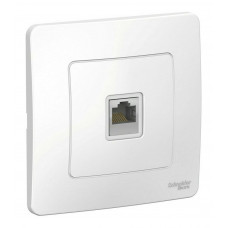 BLANCA розетка RJ45 1-местная, кат. 5Е, скрытой установки, белый (BLNIS045001). Розетка компьютерная. Systeme Electric