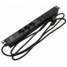 SHE19-3SH-3IEC-2.5EU. Блок розеток 19. Hyperline