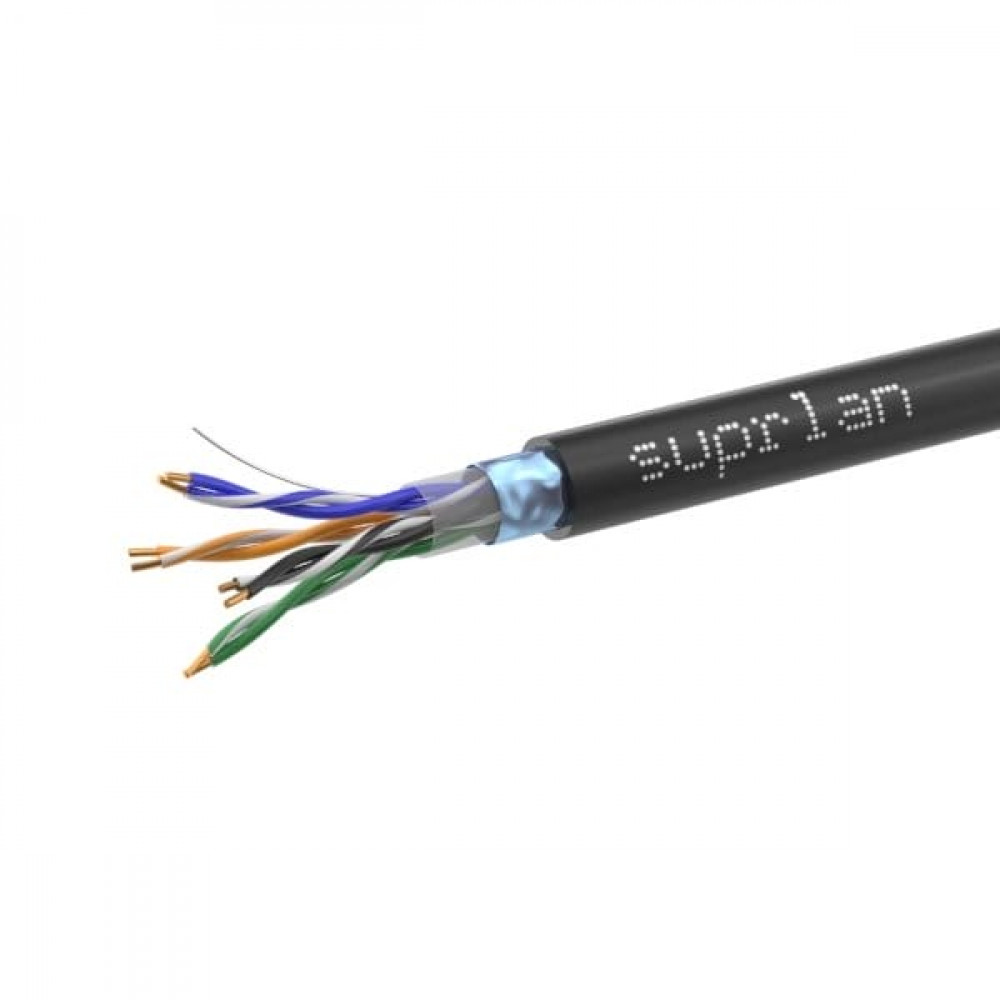 FTP Cat.5e 4x2xAWG24 Cu PE Outdoor Median (01-1034-1). Кабель «витая пара» (LAN) для структурированных систем связи. SUPRLAN