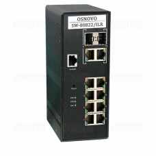 SW-80822/ILR. Коммутатор 10-портовый Gigabit Ethernet с PoE. OSNOVO