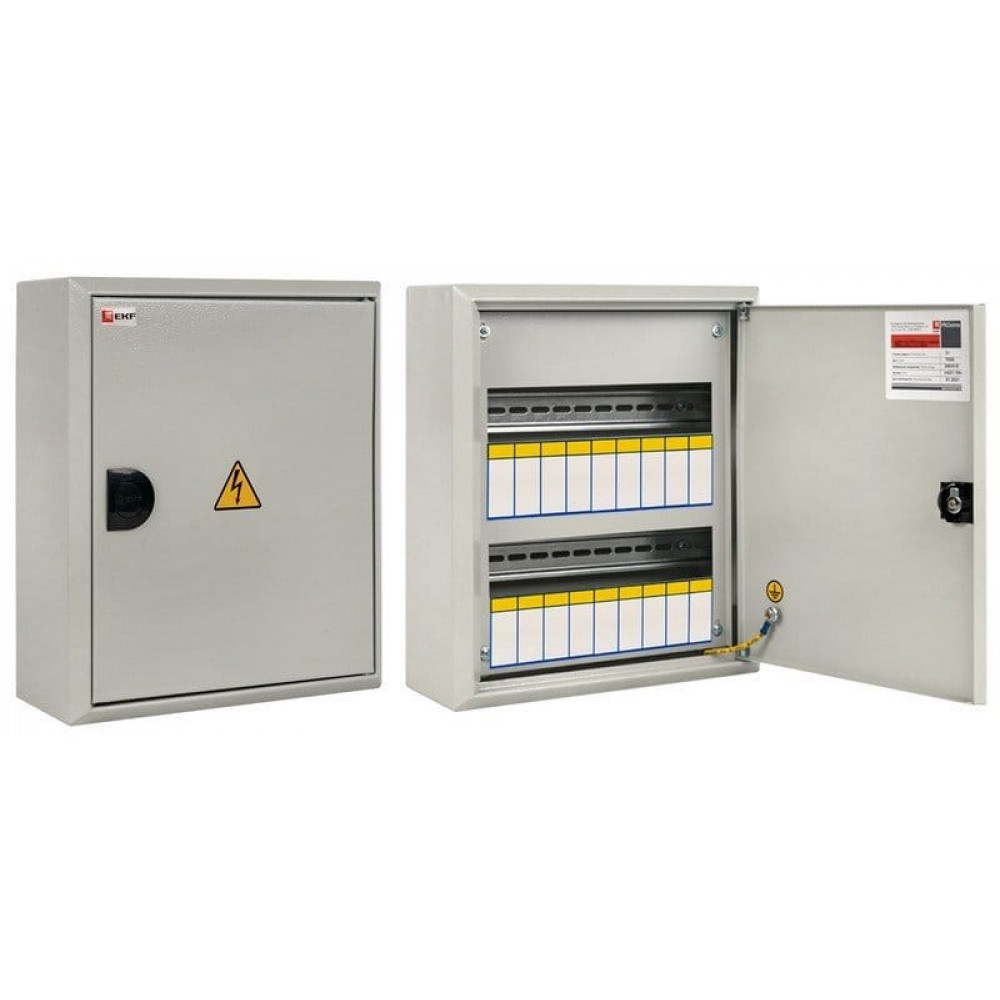 ЩРН-18 пласт. замок (350х300х120) IP31 PROxima (mb21-18n). Щит распределительный навесной. EKF